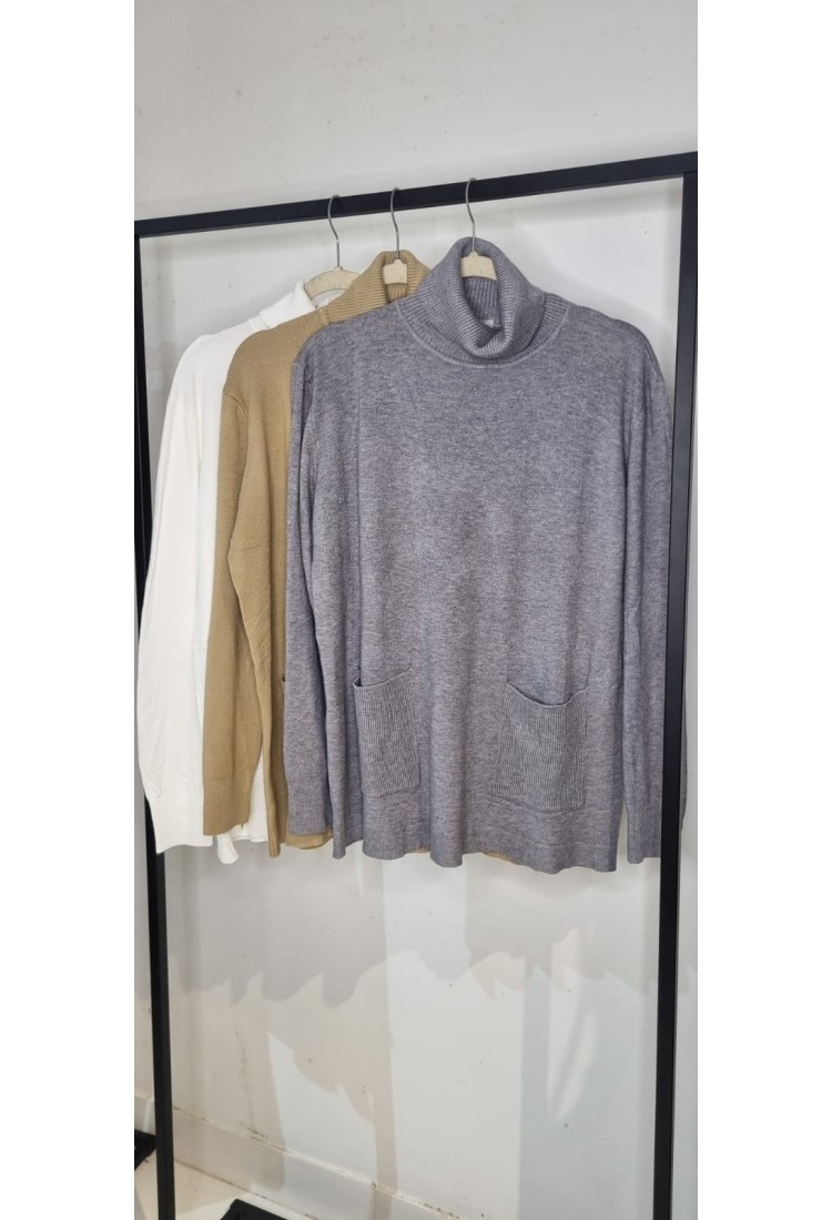 Modal amplo com bolsos