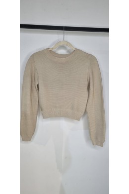 Cropped de linha nude