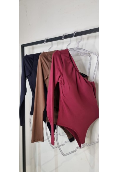 Body Nula Manga em poliamida