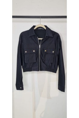 Bomber preta Tamanho: M