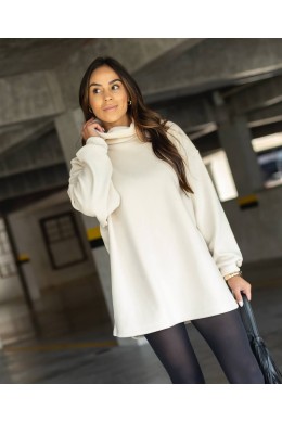 Vest legging em tecido FLEECE nude